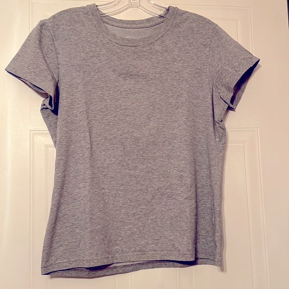 Grey Dri-Fit Cotton Tee